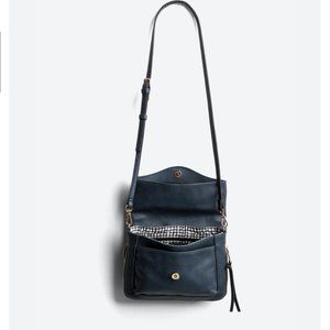 Stitch Fix Moda Lux Ela Fold Over Crossbody Purse Bag - Navy